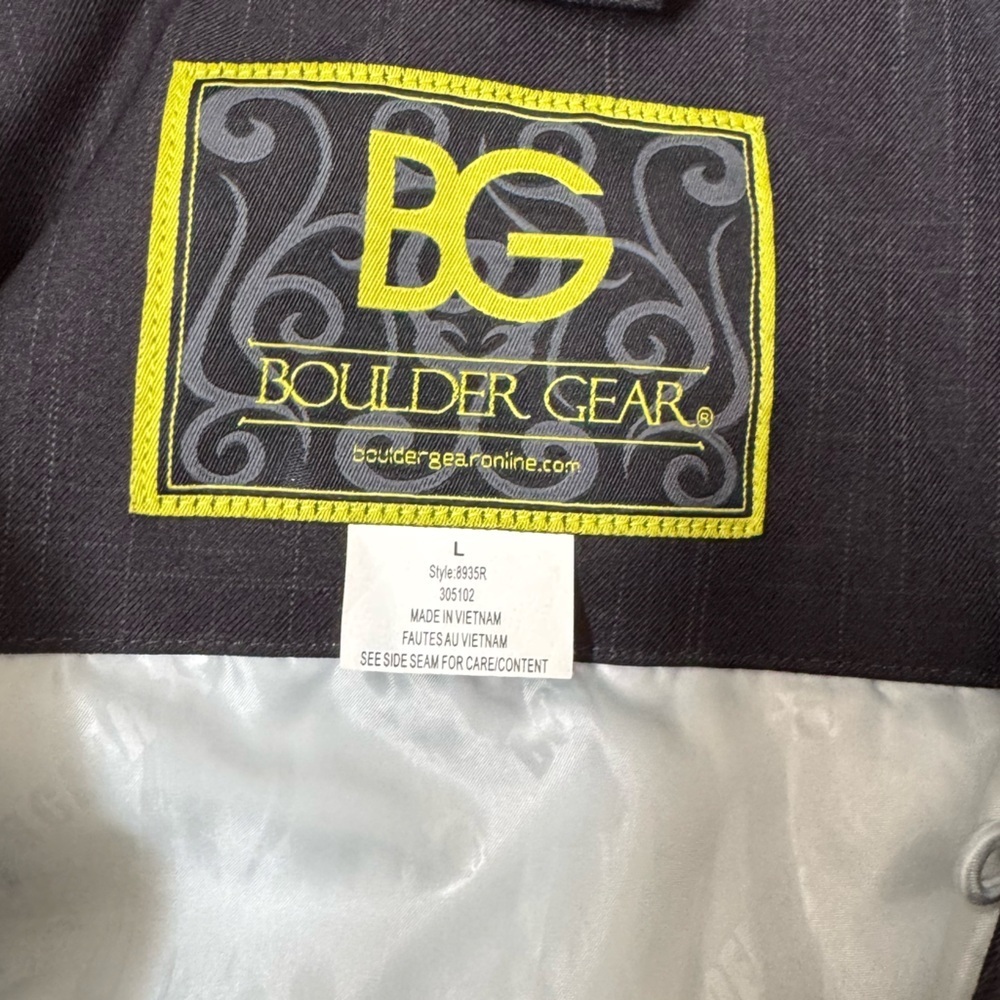 BG Girls' Multicolor Patterned Hooded ski / snowboard Jacket - Picture 5 of 5
